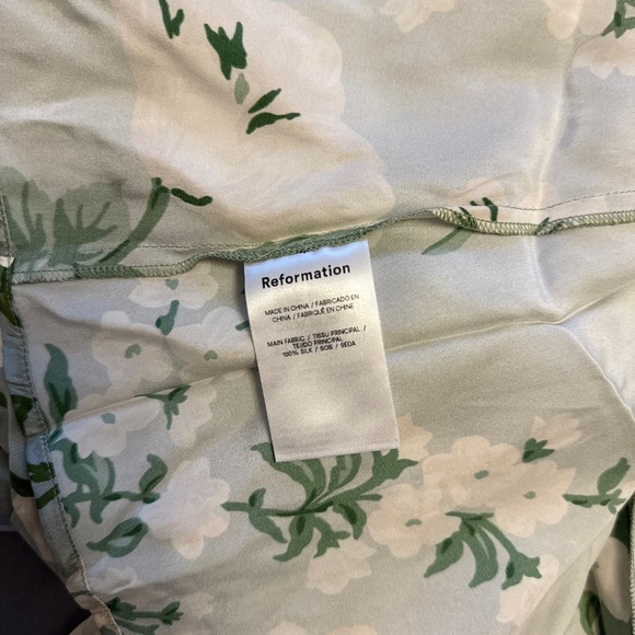 Reformation Marguerite Silk Dress Size 2 - Picture 7 of 7